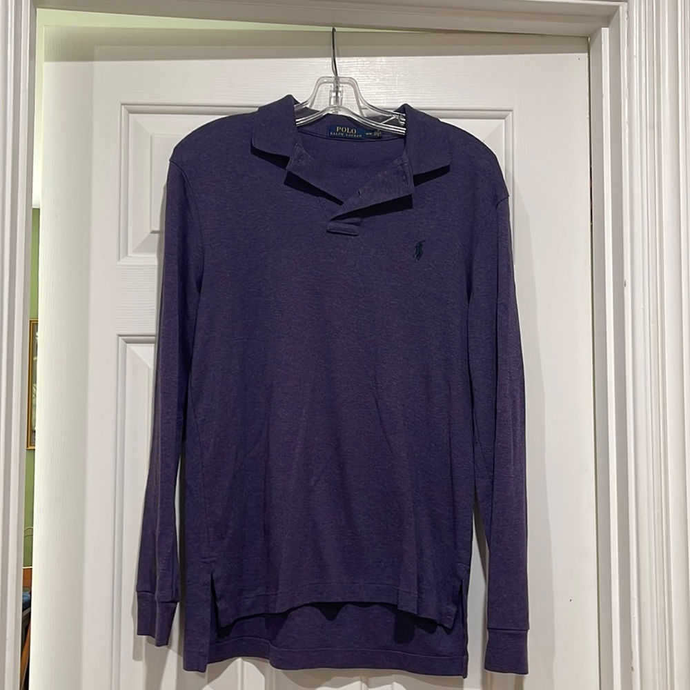 Long sleeve Ralph Lauren polo mens medium